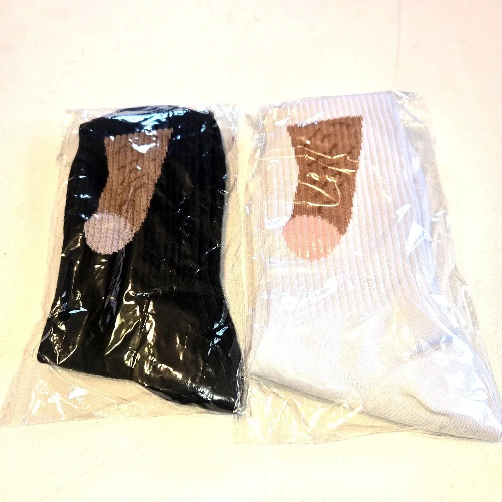 Mens Novelty Show Off Your Penis Socks Funny Prank One Size